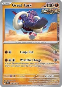 Great Tusk - SV05: Temporal Forces - Pokemon card