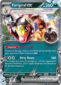 Farigiraf ex - SV05: Temporal Forces - Pokemon card