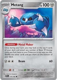 Metang - SV05: Temporal Forces - Pokemon card