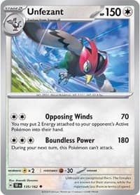 Unfezant - SV05: Temporal Forces - Pokemon card