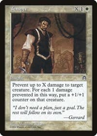 Temper - Stronghold - Magic: The Gathering card