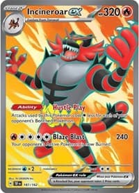 Incineroar ex - SV05: Temporal Forces - Pokemon card
