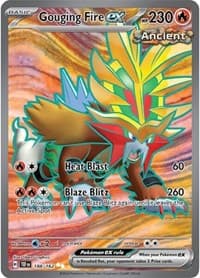 Gouging Fire ex - SV05: Temporal Forces - Pokemon card