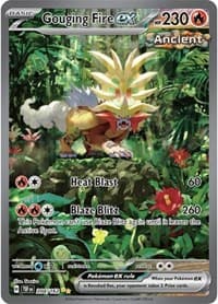 Gouging Fire ex - SV05: Temporal Forces - Pokemon card