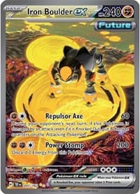 Iron Boulder ex - SV05: Temporal Forces - Pokemon card