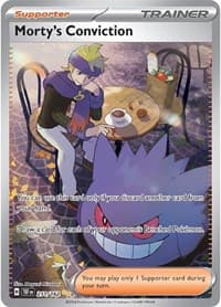 Morty's Conviction - SV05: Temporal Forces - Pokemon card