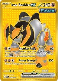 Iron Boulder ex - SV05: Temporal Forces - Pokemon card