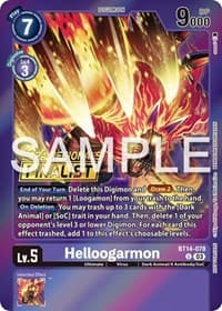 Helloogarmon (2024 Regionals Finalist) - Blast Ace - Digimon Card Game card