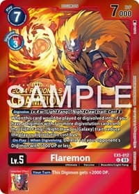 Flaremon (2024 Regionals Champion) - Animal Colosseum - Digimon Card Game card