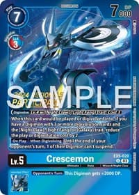 Crescemon (2024 Regionals Participant) - Animal Colosseum - Digimon Card Game card