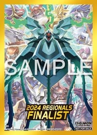 Digimon Card Game Official Sleeves - 2024 Regionals Finalist (5-Pack) - Bandai Card Sleeves - Card Sleeves card