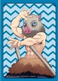 Aniplex Character Sleeves "Demon Slayer" Kimetsu No Yaiba - Hashibira Inosuke (60-Pack) - Aniplex Imported Card Sleeves - Card Sleeves card