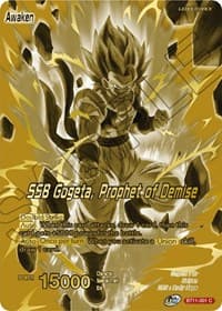 Gogeta // SSB Gogeta, Prophet of Demise (Championship Golden Card 2024 Vol.1) - Tournament Promotion Cards - Dragon Ball Super: Masters card