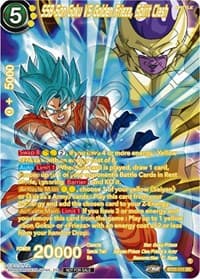 SSB Son Goku VS Golden Frieza, Spirit Clash (Premium Alt-Art Card Set 2024 Vol.1) - Promotion Cards - Dragon Ball Super: Masters card