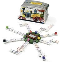 Mexican Train Dominoes in a Tin - Fundex - Boardgames card