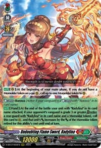 Undoubting Flame Sword, Radylina - D-SS12: Triple Drive Booster - Cardfight Vanguard card