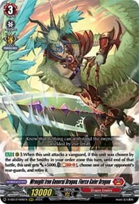 Wrought Iron General Dragon, Fierce Galer Dragon - D-SS12: Triple Drive Booster - Cardfight Vanguard card