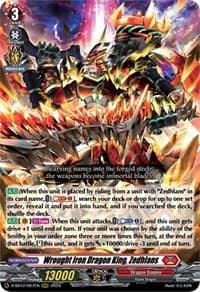 Wrought Iron Dragon King, Zedhlans - D-SS12: Triple Drive Booster - Cardfight Vanguard card