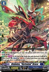 Diabolos, "Unrivaled" Bruce - D-SS12: Triple Drive Booster - Cardfight Vanguard card
