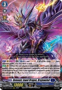 Demonic Jewel Dragon, Drajeweled - D-SS12: Triple Drive Booster - Cardfight Vanguard card