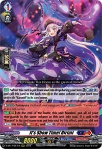 It's Show Time! Ririmi - D-SS12: Triple Drive Booster - Cardfight Vanguard card