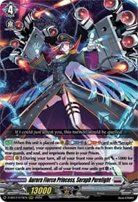 Aurora Fierce Princess, Seraph Purelight - D-SS12: Triple Drive Booster - Cardfight Vanguard card