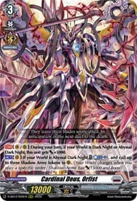 Cardinal Deus, Orfist - D-SS12: Triple Drive Booster - Cardfight Vanguard card