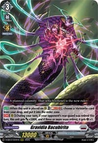 Gravidia Bacubirito - D-SS12: Triple Drive Booster - Cardfight Vanguard card
