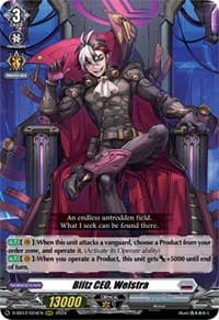 Blitz CEO, Welstra - D-SS12: Triple Drive Booster - Cardfight Vanguard card
