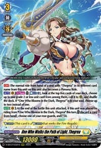 One Who Walks the Path of Light, Thegrea - D-SS12: Triple Drive Booster - Cardfight Vanguard card