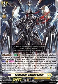 Youthberk "Skyfall Arms" - D-SS12: Triple Drive Booster - Cardfight Vanguard card