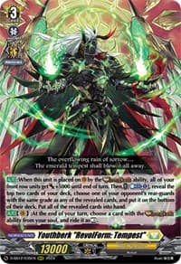 Youthberk "RevolForm: Tempest" - D-SS12: Triple Drive Booster - Cardfight Vanguard card