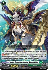 Sylvan Horned Beast Emperor, Magnolia Elder - D-SS12: Triple Drive Booster - Cardfight Vanguard card
