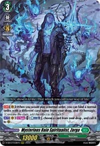 Mysterious Rain Spiritualist, Zorga - D-SS12: Triple Drive Booster - Cardfight Vanguard card