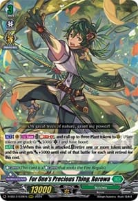 For One's Precious Thing, Rorowa - D-SS12: Triple Drive Booster - Cardfight Vanguard card