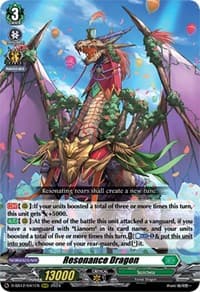 Resonance Dragon - D-SS12: Triple Drive Booster - Cardfight Vanguard card