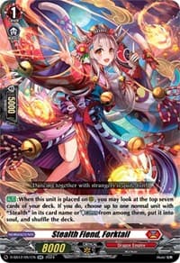 Stealth Fiend, Forktail - D-SS12: Triple Drive Booster - Cardfight Vanguard card