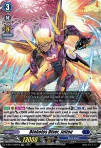 Diabolos Diver, Julian - D-SS12: Triple Drive Booster - Cardfight Vanguard card