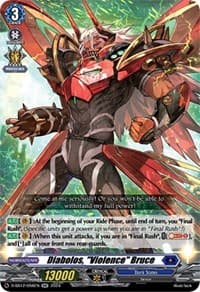 Diabolos, "Violence" Bruce - D-SS12: Triple Drive Booster - Cardfight Vanguard card