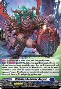 Diabolos Returner, Deryck - D-SS12: Triple Drive Booster - Cardfight Vanguard card