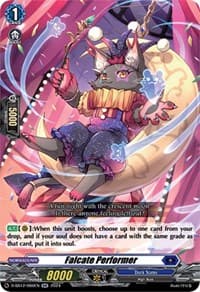 Falcate Performer - D-SS12: Triple Drive Booster - Cardfight Vanguard card