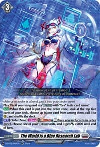 The World is a Blue Research Lab - D-SS12: Triple Drive Booster - Cardfight Vanguard card