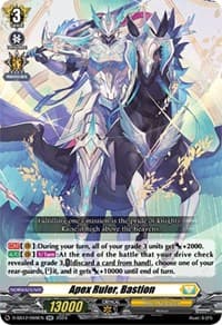 Apex Ruler, Bastion - D-SS12: Triple Drive Booster - Cardfight Vanguard card