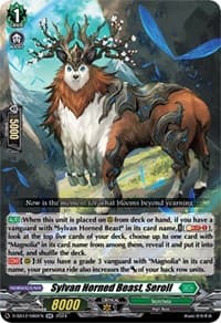 Sylvan Horned Beast, Seroll - D-SS12: Triple Drive Booster - Cardfight Vanguard card