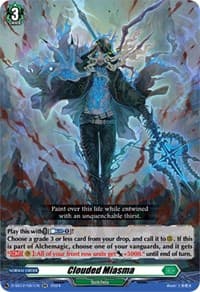 Clouded Miasma - D-SS12: Triple Drive Booster - Cardfight Vanguard card