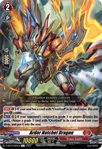 Ardor Hatchet Dragon - D-SS12: Triple Drive Booster - Cardfight Vanguard card