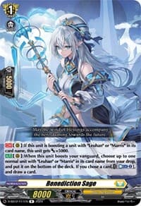 Benediction Sage - D-SS12: Triple Drive Booster - Cardfight Vanguard card