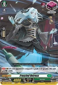 Frenzied Heiress - D-SS12: Triple Drive Booster - Cardfight Vanguard card