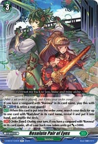 Resolute Pair of Eyes - D-SS12: Triple Drive Booster - Cardfight Vanguard card