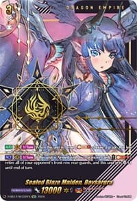 Sealed Blaze Maiden, Bavsargra (SEC) - D-SS12: Triple Drive Booster - Cardfight Vanguard card